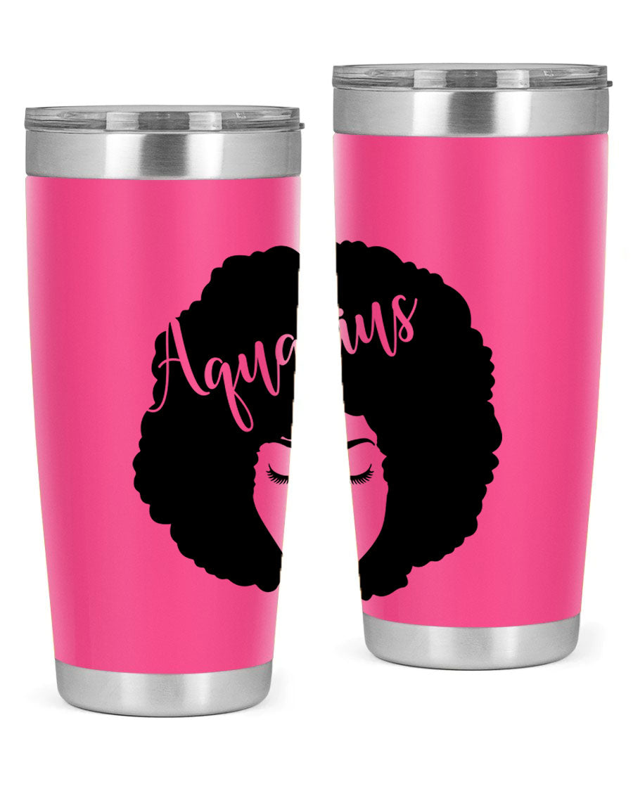 Aquarius62# 20oz Tumbler in stainless steel with a stylish design, perfect for keeping drinks hot or cold.