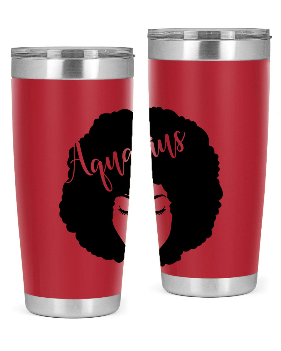 Aquarius62# 20oz Tumbler in stainless steel with a stylish design, perfect for keeping drinks hot or cold.