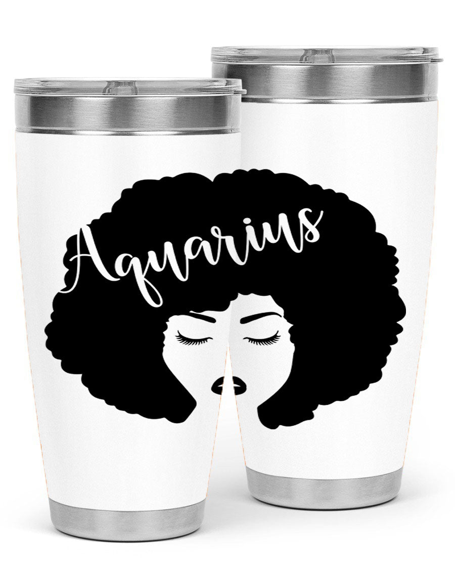 Aquarius62# 20oz Tumbler in stainless steel with a stylish design, perfect for keeping drinks hot or cold.