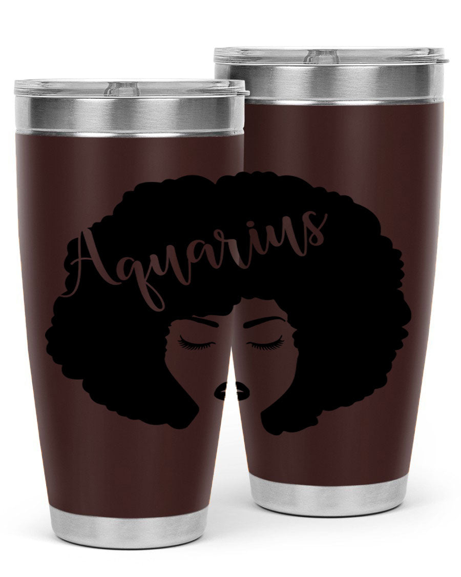 Aquarius62# 20oz Tumbler in stainless steel with a stylish design, perfect for keeping drinks hot or cold.