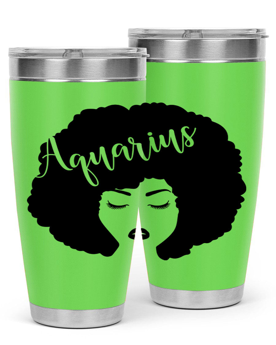 Aquarius62# 20oz Tumbler in stainless steel with a stylish design, perfect for keeping drinks hot or cold.