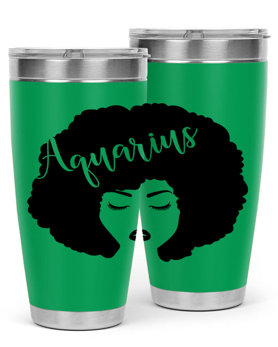 Aquarius62# 20oz Tumbler in stainless steel with a stylish design, perfect for keeping drinks hot or cold.