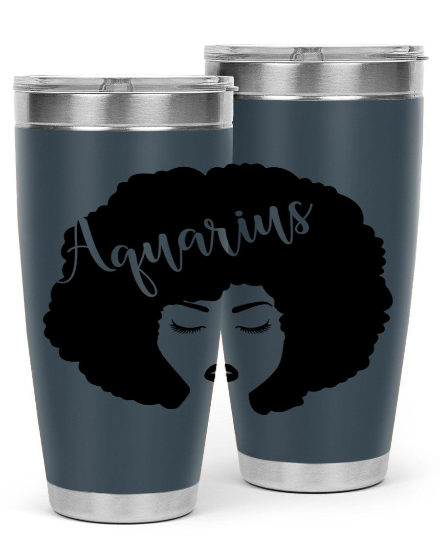 Aquarius62# 20oz Tumbler in stainless steel with a stylish design, perfect for keeping drinks hot or cold.