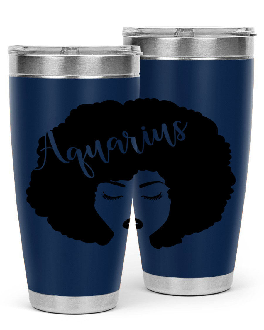Aquarius62# 20oz Tumbler in stainless steel with a stylish design, perfect for keeping drinks hot or cold.