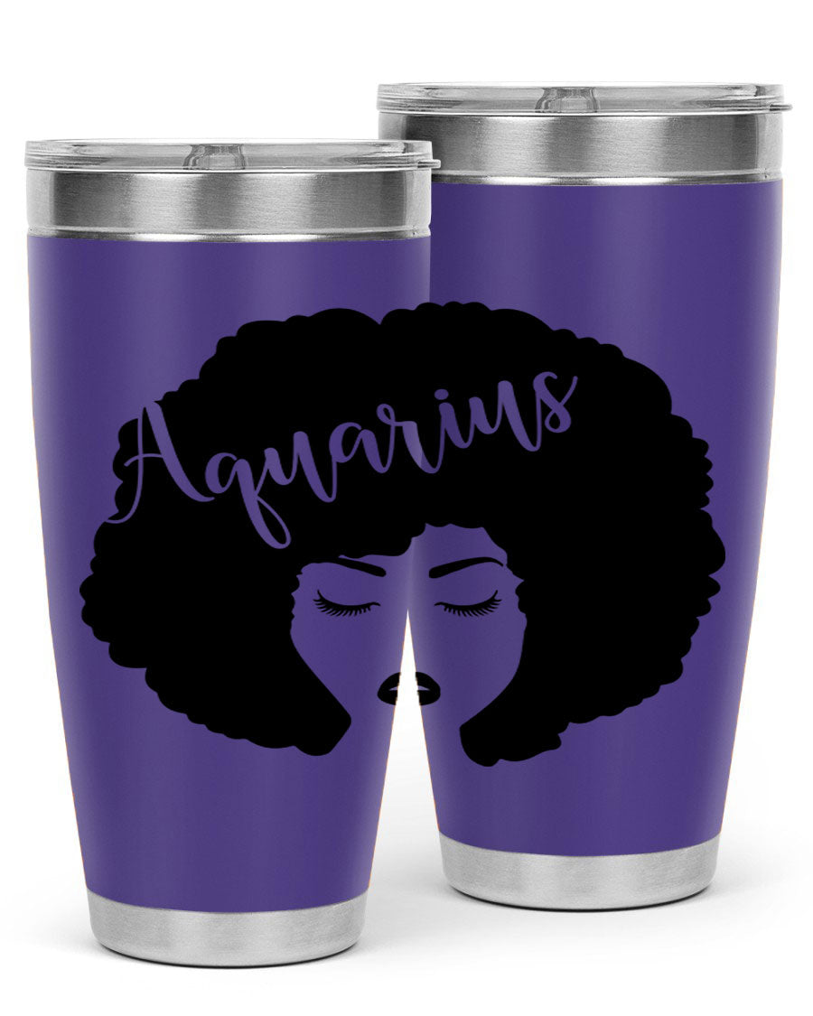 Aquarius62# 20oz Tumbler in stainless steel with a stylish design, perfect for keeping drinks hot or cold.