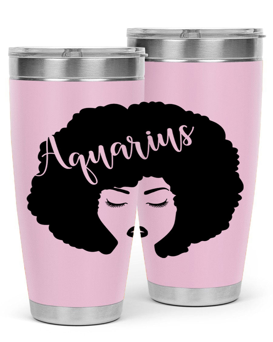 Aquarius62# 20oz Tumbler in stainless steel with a stylish design, perfect for keeping drinks hot or cold.