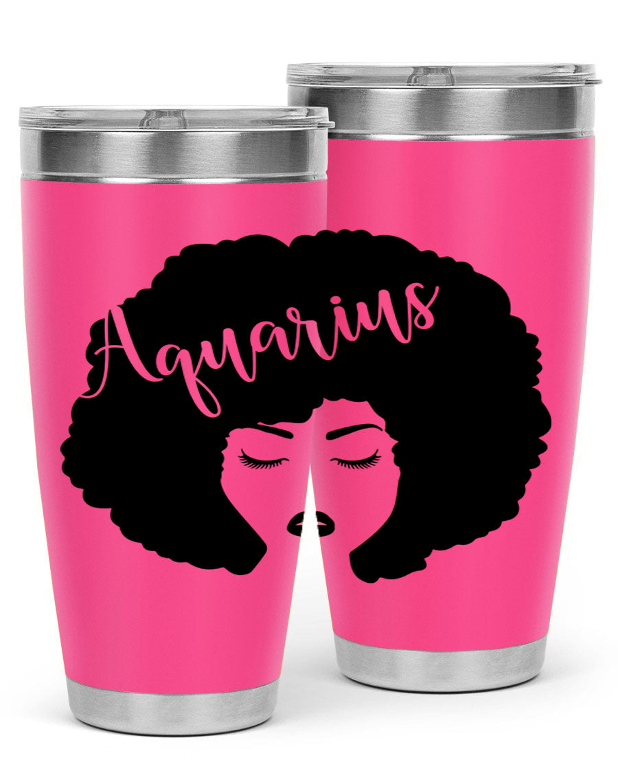 Aquarius62# 20oz Tumbler in stainless steel with a stylish design, perfect for keeping drinks hot or cold.