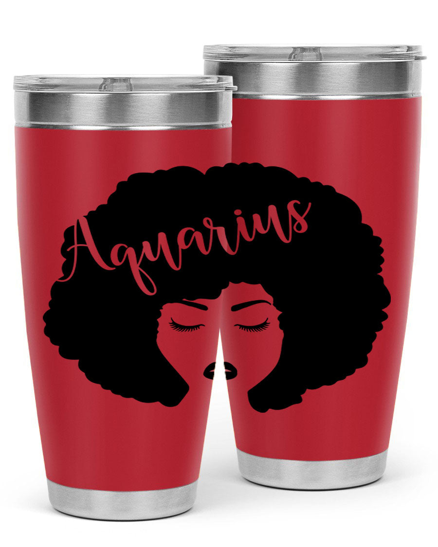 Aquarius62# 20oz Tumbler in stainless steel with a stylish design, perfect for keeping drinks hot or cold.