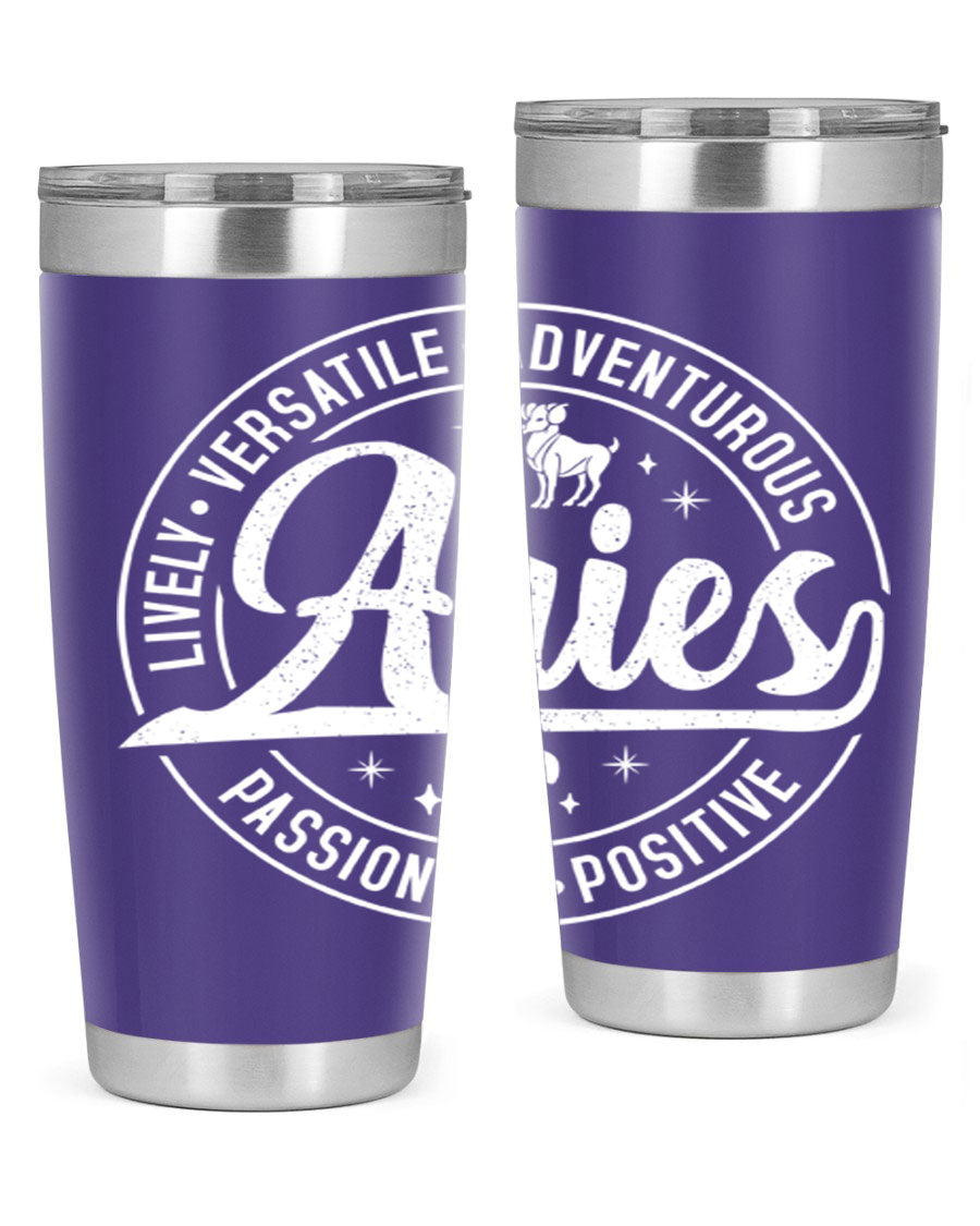 Aries 103# Tumbler showcasing a sleek stainless steel design with a copper lining, perfect for hot and cold beverages.