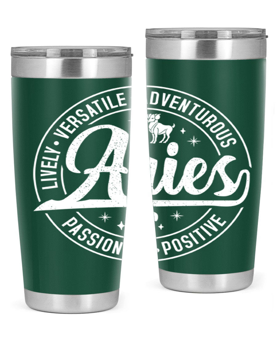 Aries 103# Tumbler showcasing a sleek stainless steel design with a copper lining, perfect for hot and cold beverages.