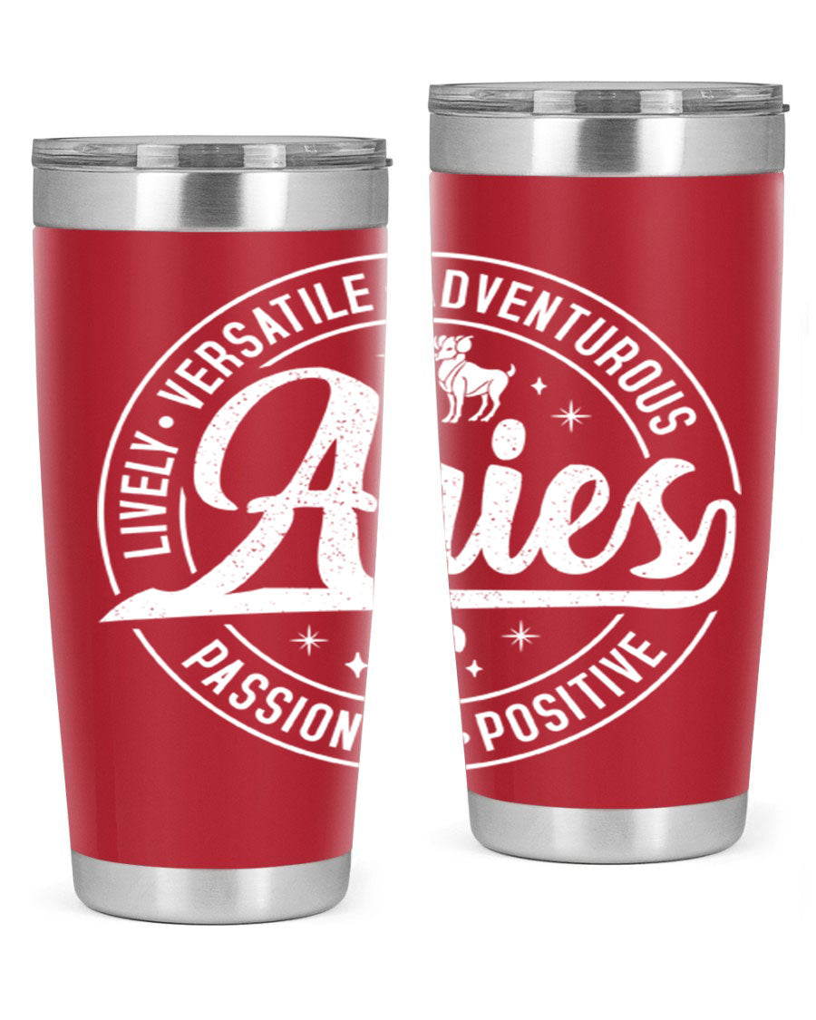 Aries 103# Tumbler showcasing a sleek stainless steel design with a copper lining, perfect for hot and cold beverages.