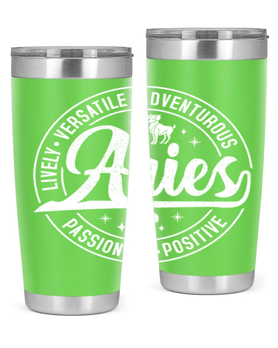 Aries 103# Tumbler showcasing a sleek stainless steel design with a copper lining, perfect for hot and cold beverages.