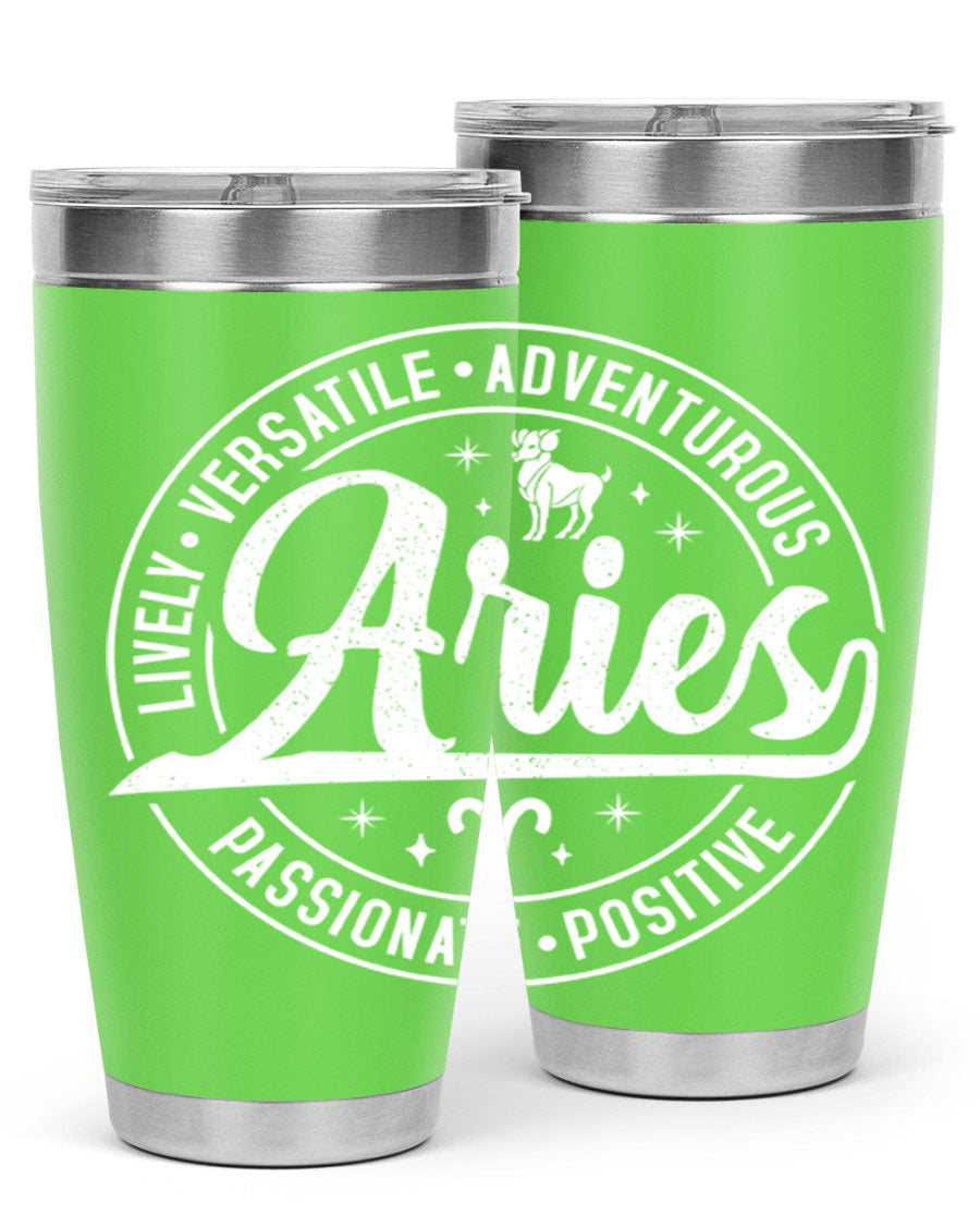 Aries 103# Tumbler showcasing a sleek stainless steel design with a copper lining, perfect for hot and cold beverages.