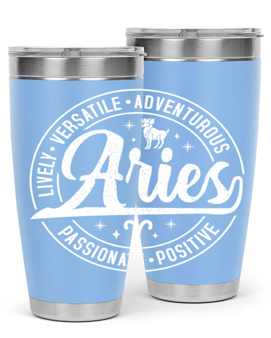 Aries 103# Tumbler showcasing a sleek stainless steel design with a copper lining, perfect for hot and cold beverages.