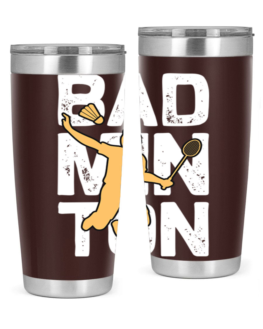 Bad 1452# 20oz stainless steel tumbler with copper lining and drink-thru lid, perfect for hot and cold beverages.