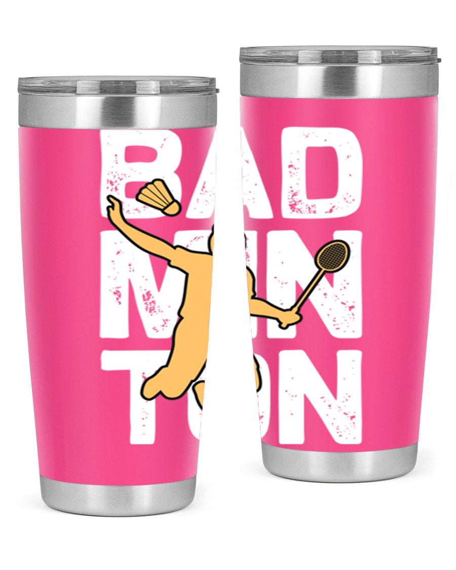 Bad 1452# 20oz stainless steel tumbler with copper lining and drink-thru lid, perfect for hot and cold beverages.