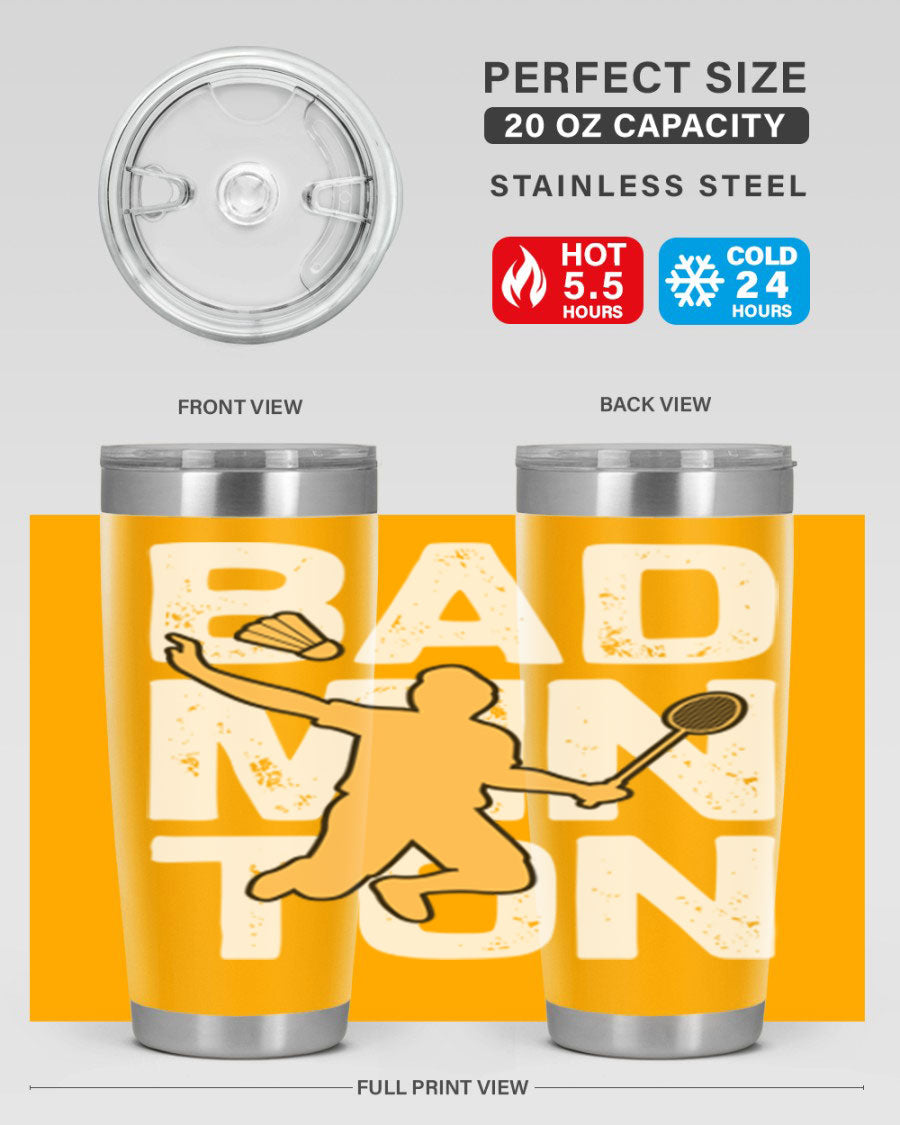 Bad 1452# 20oz stainless steel tumbler with copper lining and drink-thru lid, perfect for hot and cold beverages.