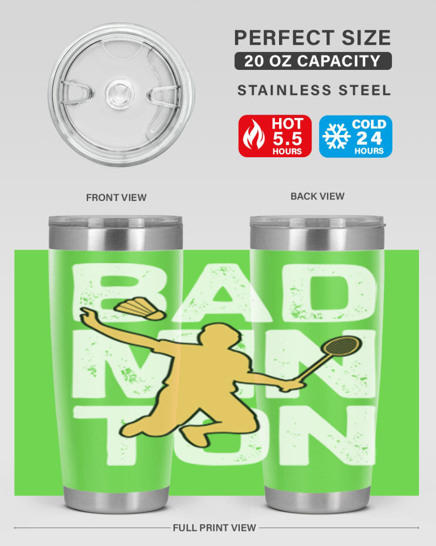 Bad 1452# 20oz stainless steel tumbler with copper lining and drink-thru lid, perfect for hot and cold beverages.