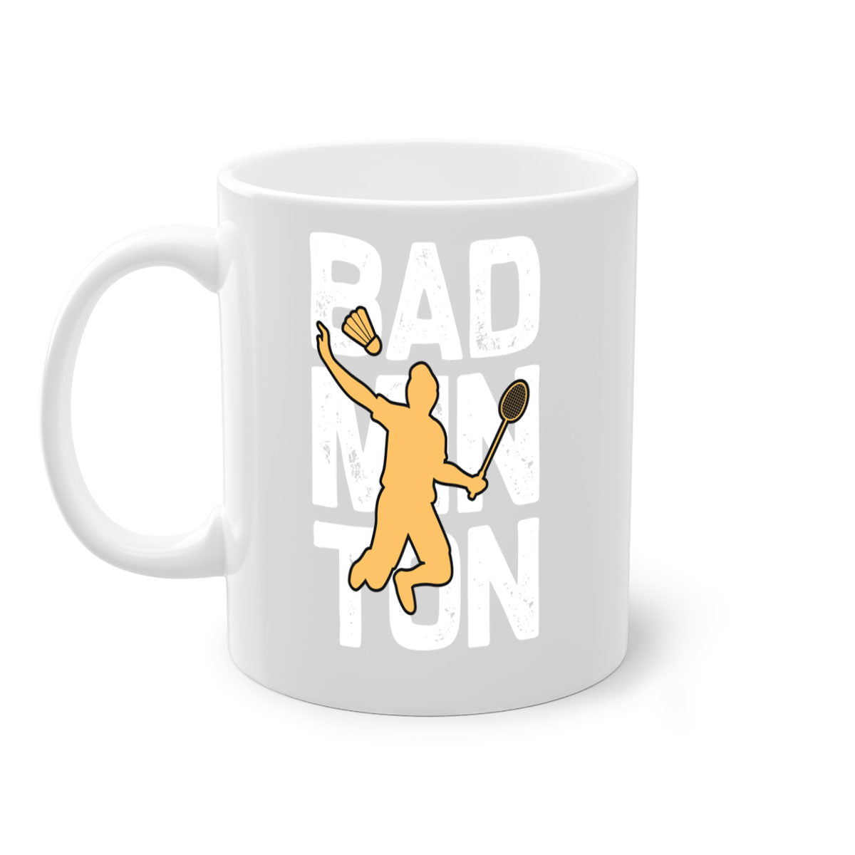 Bad 1452# two-tone ceramic mug with colored handle and glossy finish, available in multiple colors and sizes.