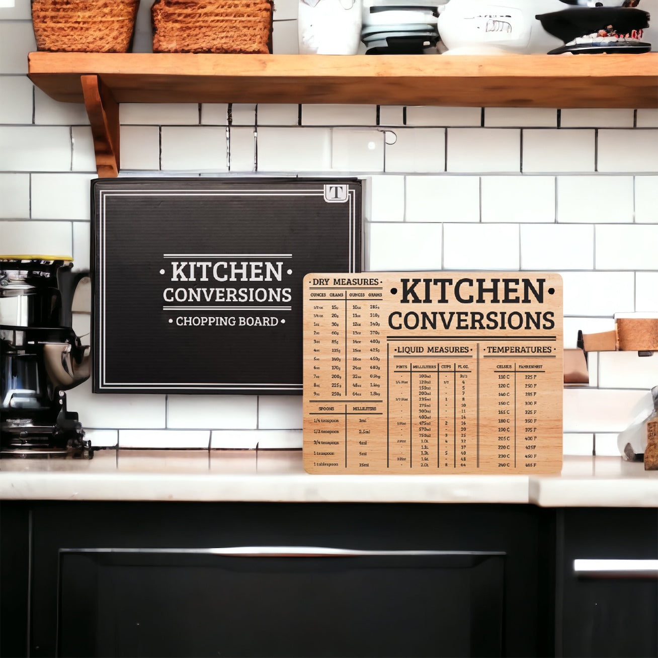 Bamboo Conversions 12.75x10" kitchen decor and cutting board, showcasing its dual functionality and natural bamboo finish.