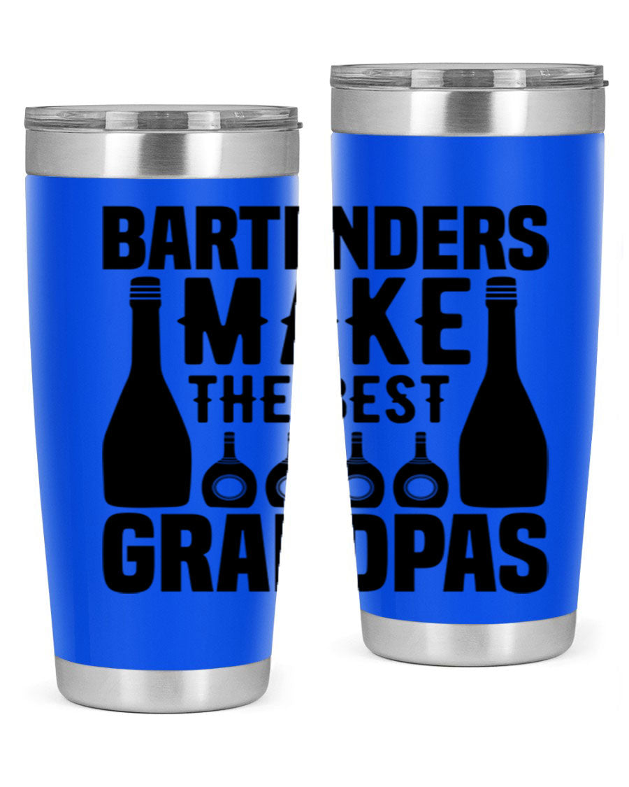 Bartenders make The best Style 6# 20oz tumbler in stainless steel with a copper lining, featuring a drink-thru lid.