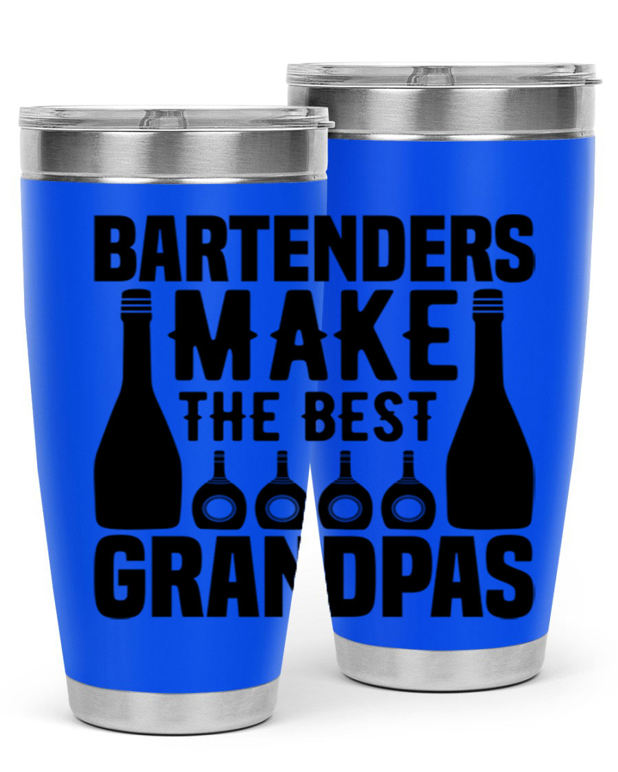 Bartenders make The best Style 6# 20oz tumbler in stainless steel with a copper lining, featuring a drink-thru lid.