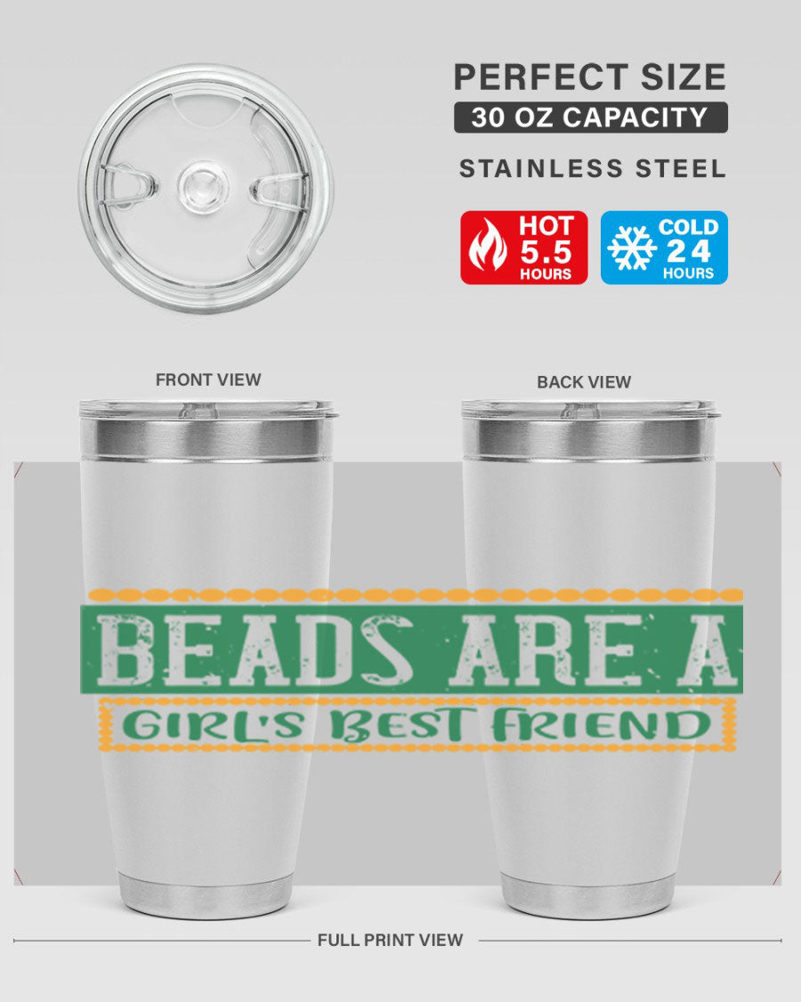 A vibrant 20oz stainless steel tumbler with a colorful design, featuring double wall vacuum insulation and a drink-thru lid, perfect for hot and cold beverages.