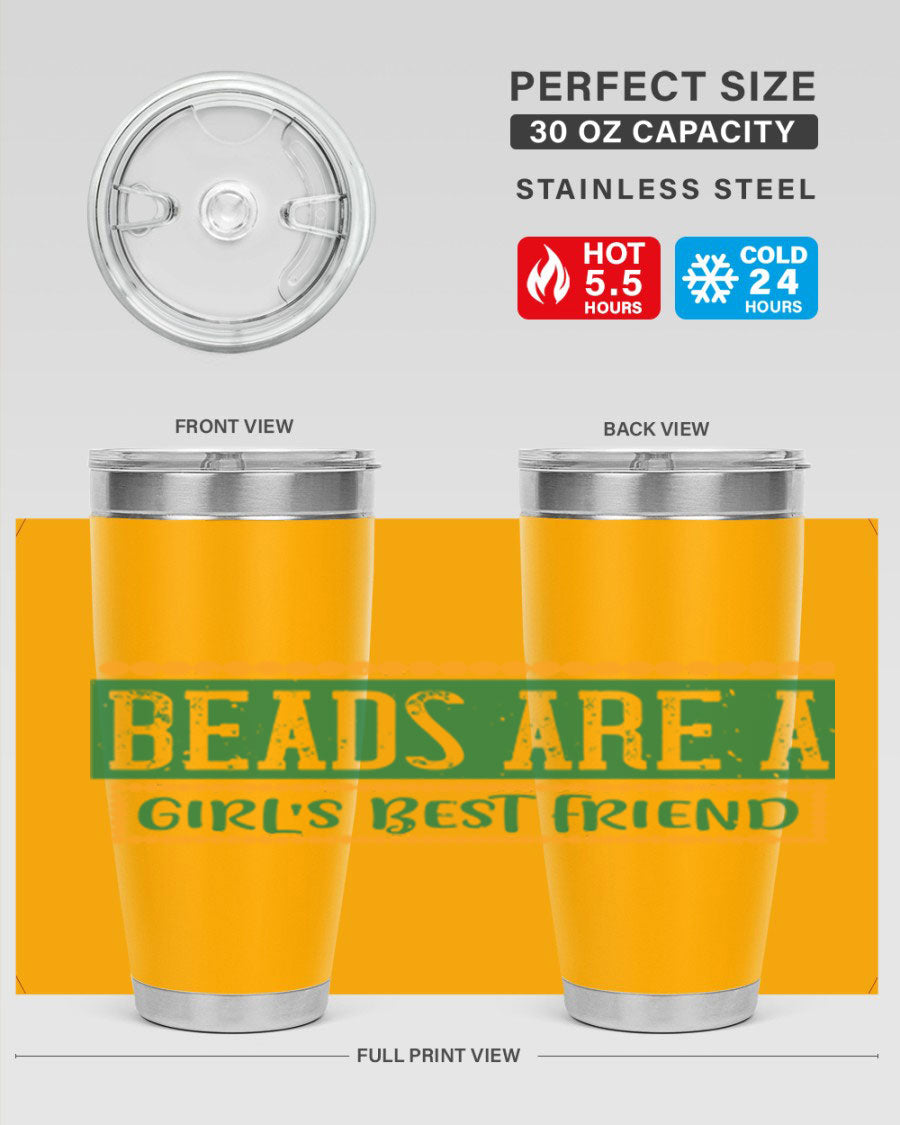 A vibrant 20oz stainless steel tumbler with a colorful design, featuring double wall vacuum insulation and a drink-thru lid, perfect for hot and cold beverages.