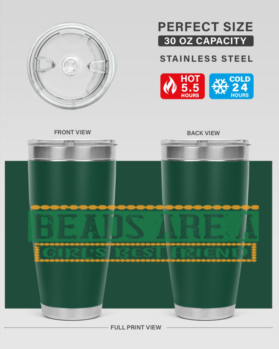 A vibrant 20oz stainless steel tumbler with a colorful design, featuring double wall vacuum insulation and a drink-thru lid, perfect for hot and cold beverages.