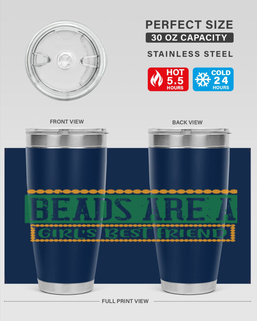 A vibrant 20oz stainless steel tumbler with a colorful design, featuring double wall vacuum insulation and a drink-thru lid, perfect for hot and cold beverages.