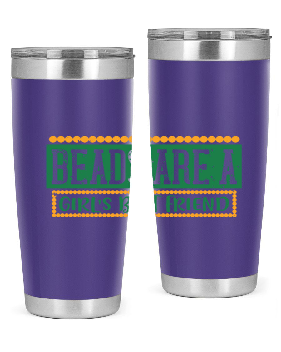 A vibrant 20oz stainless steel tumbler with a colorful design, featuring double wall vacuum insulation and a drink-thru lid, perfect for hot and cold beverages.