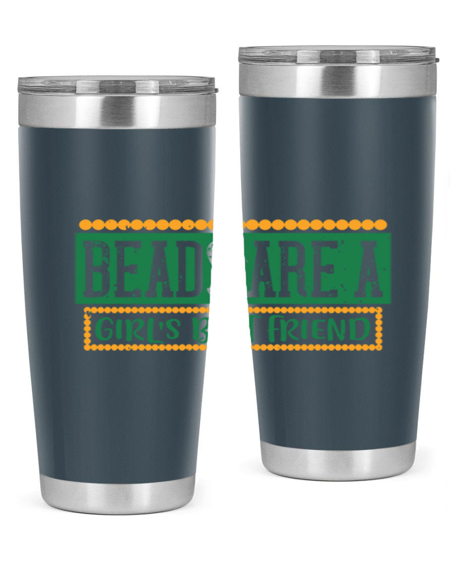 A vibrant 20oz stainless steel tumbler with a colorful design, featuring double wall vacuum insulation and a drink-thru lid, perfect for hot and cold beverages.