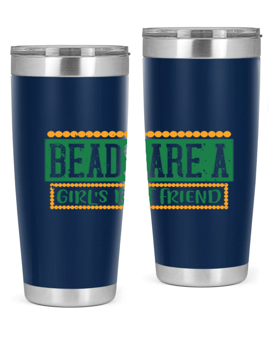 A vibrant 20oz stainless steel tumbler with a colorful design, featuring double wall vacuum insulation and a drink-thru lid, perfect for hot and cold beverages.