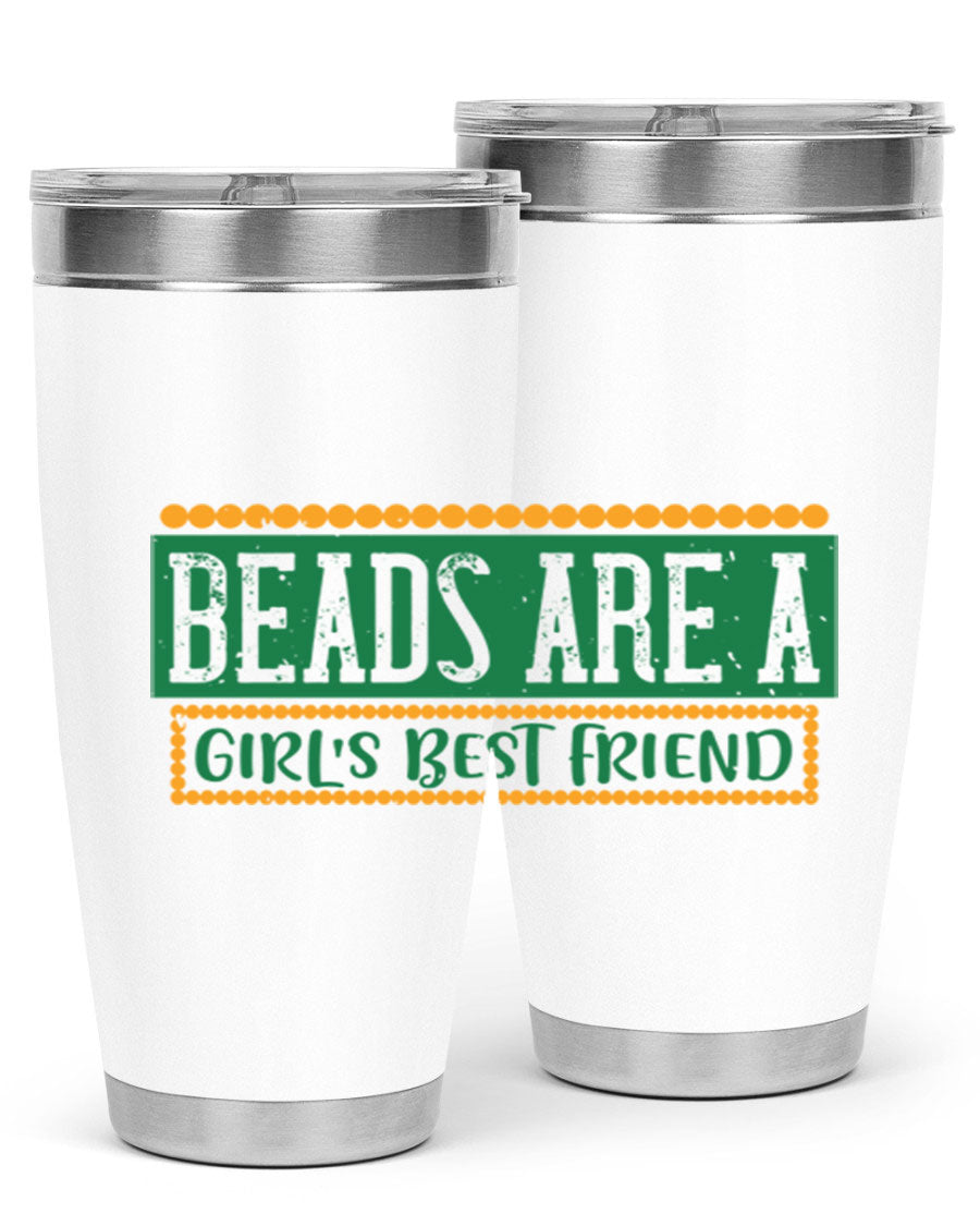 A vibrant 20oz stainless steel tumbler with a colorful design, featuring double wall vacuum insulation and a drink-thru lid, perfect for hot and cold beverages.