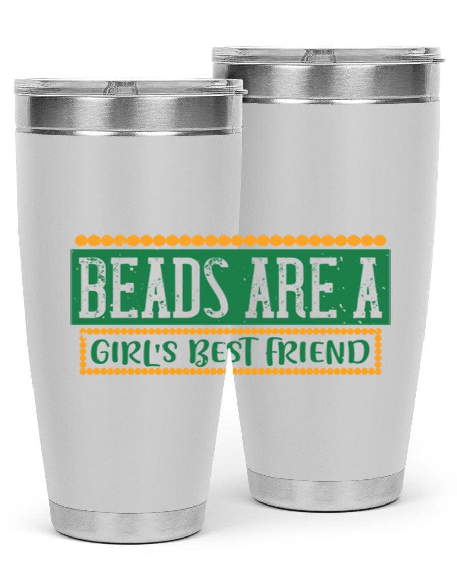 A vibrant 20oz stainless steel tumbler with a colorful design, featuring double wall vacuum insulation and a drink-thru lid, perfect for hot and cold beverages.