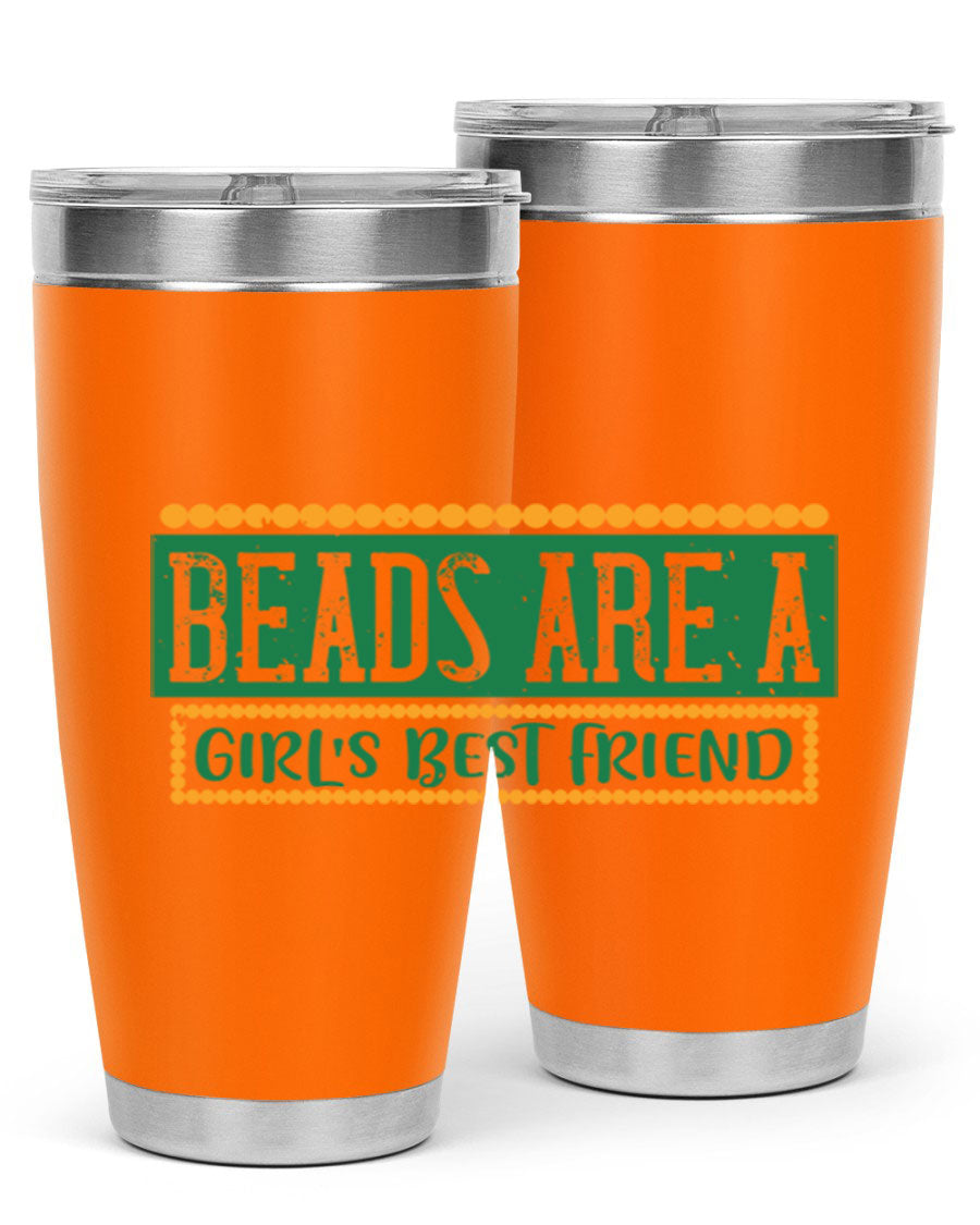 A vibrant 20oz stainless steel tumbler with a colorful design, featuring double wall vacuum insulation and a drink-thru lid, perfect for hot and cold beverages.