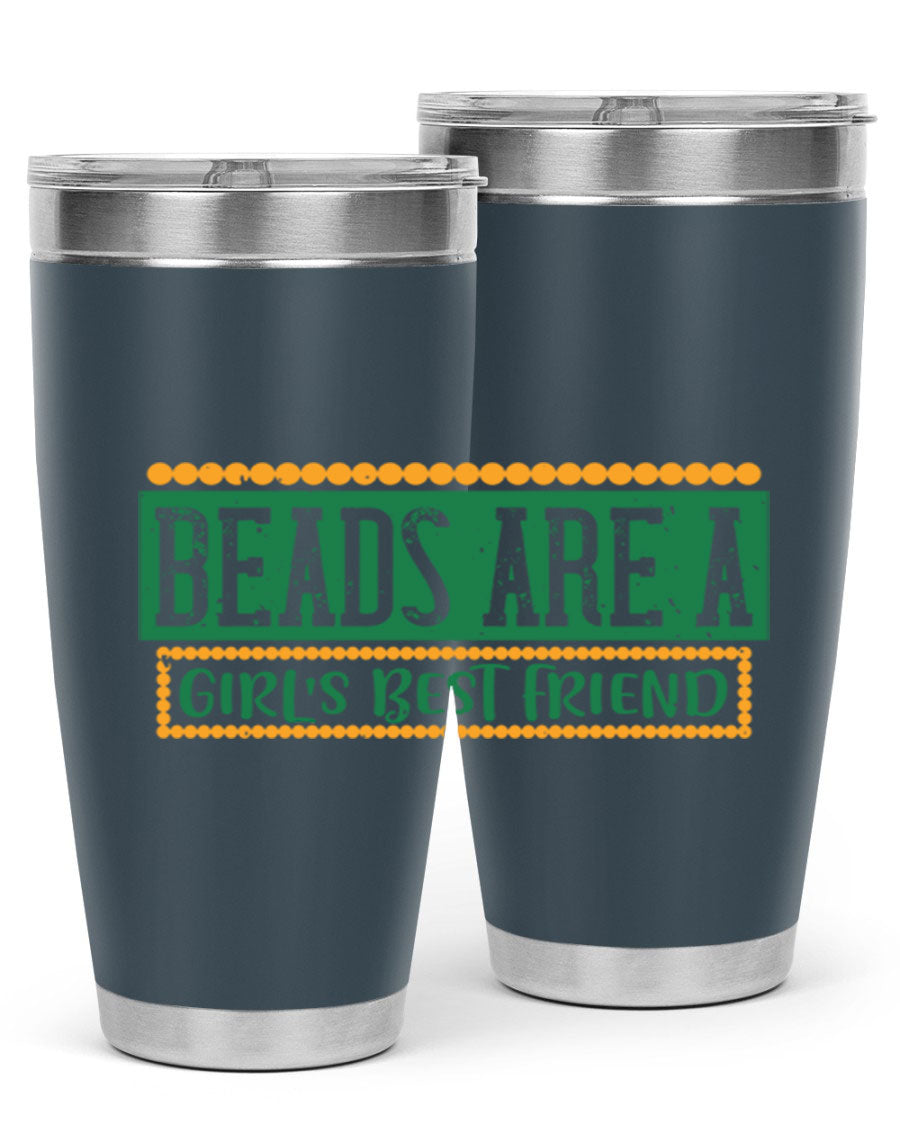 A vibrant 20oz stainless steel tumbler with a colorful design, featuring double wall vacuum insulation and a drink-thru lid, perfect for hot and cold beverages.