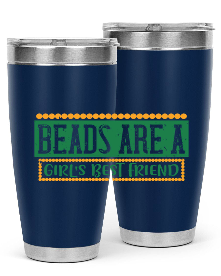 A vibrant 20oz stainless steel tumbler with a colorful design, featuring double wall vacuum insulation and a drink-thru lid, perfect for hot and cold beverages.