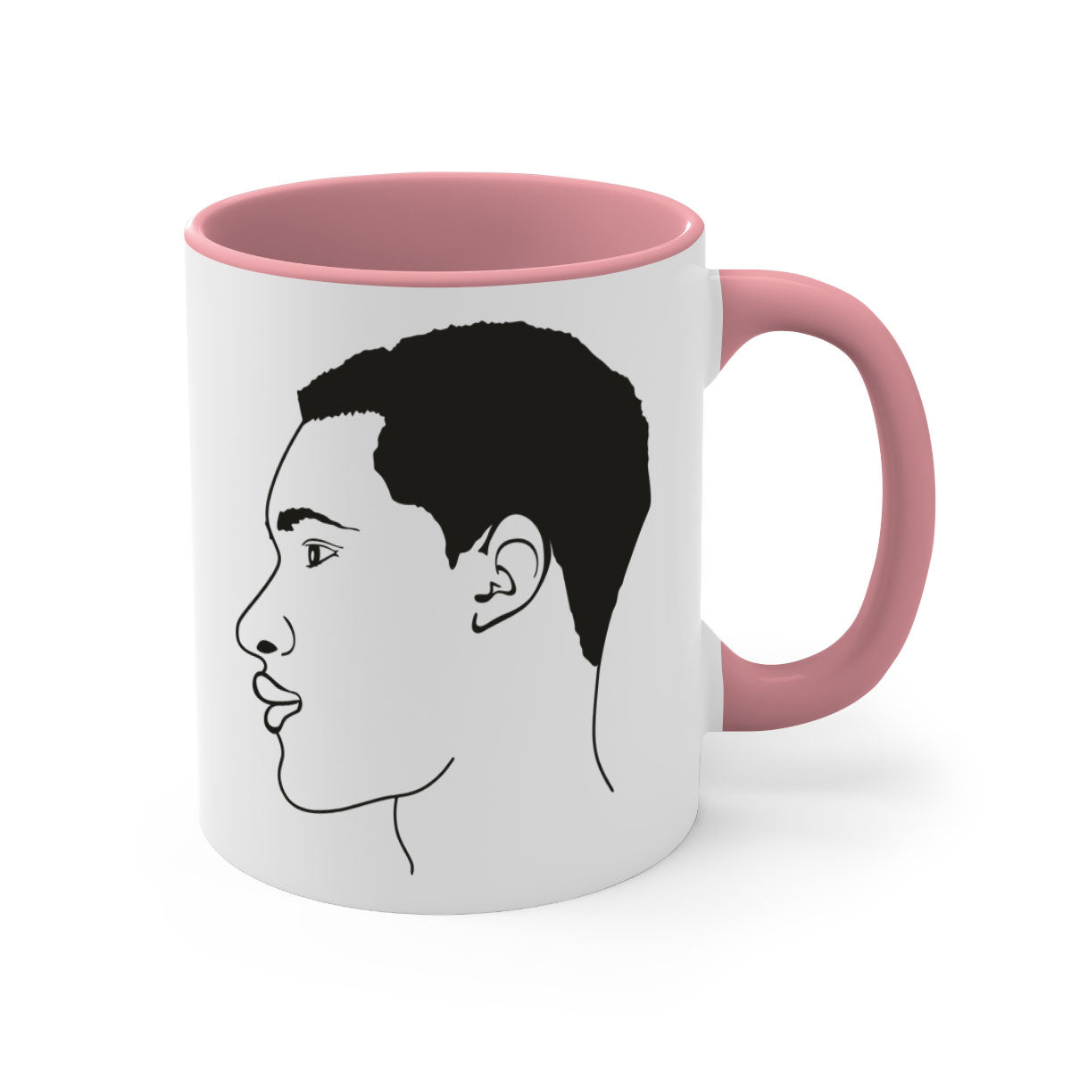 beardman 53# Black men Boys Mug with a glossy finish and colored handle, available in multiple colors and sizes.