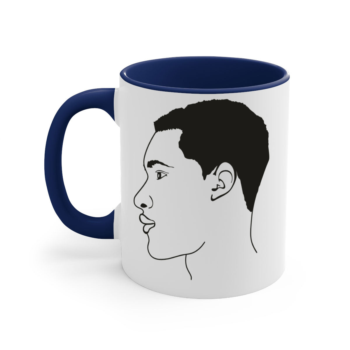 beardman 53# Black men Boys Mug with a glossy finish and colored handle, available in multiple colors and sizes.
