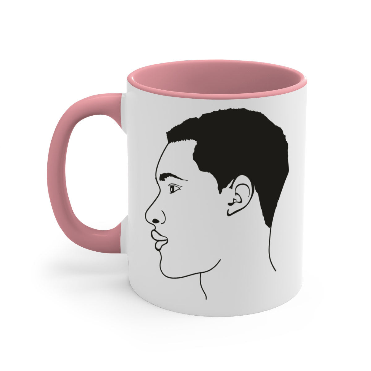 beardman 53# Black men Boys Mug with a glossy finish and colored handle, available in multiple colors and sizes.