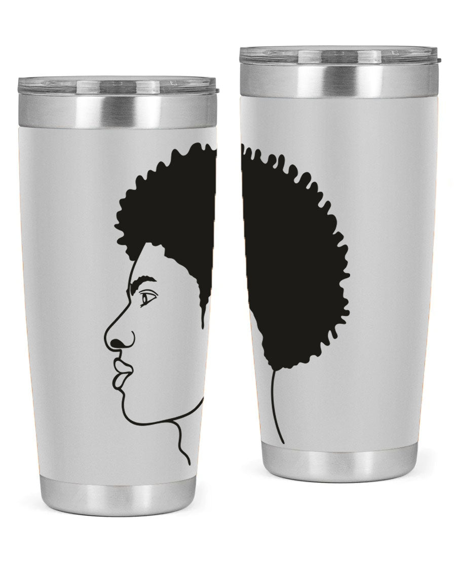 Beardman 58# black tumbler showcasing its sleek design and double wall vacuum insulation.