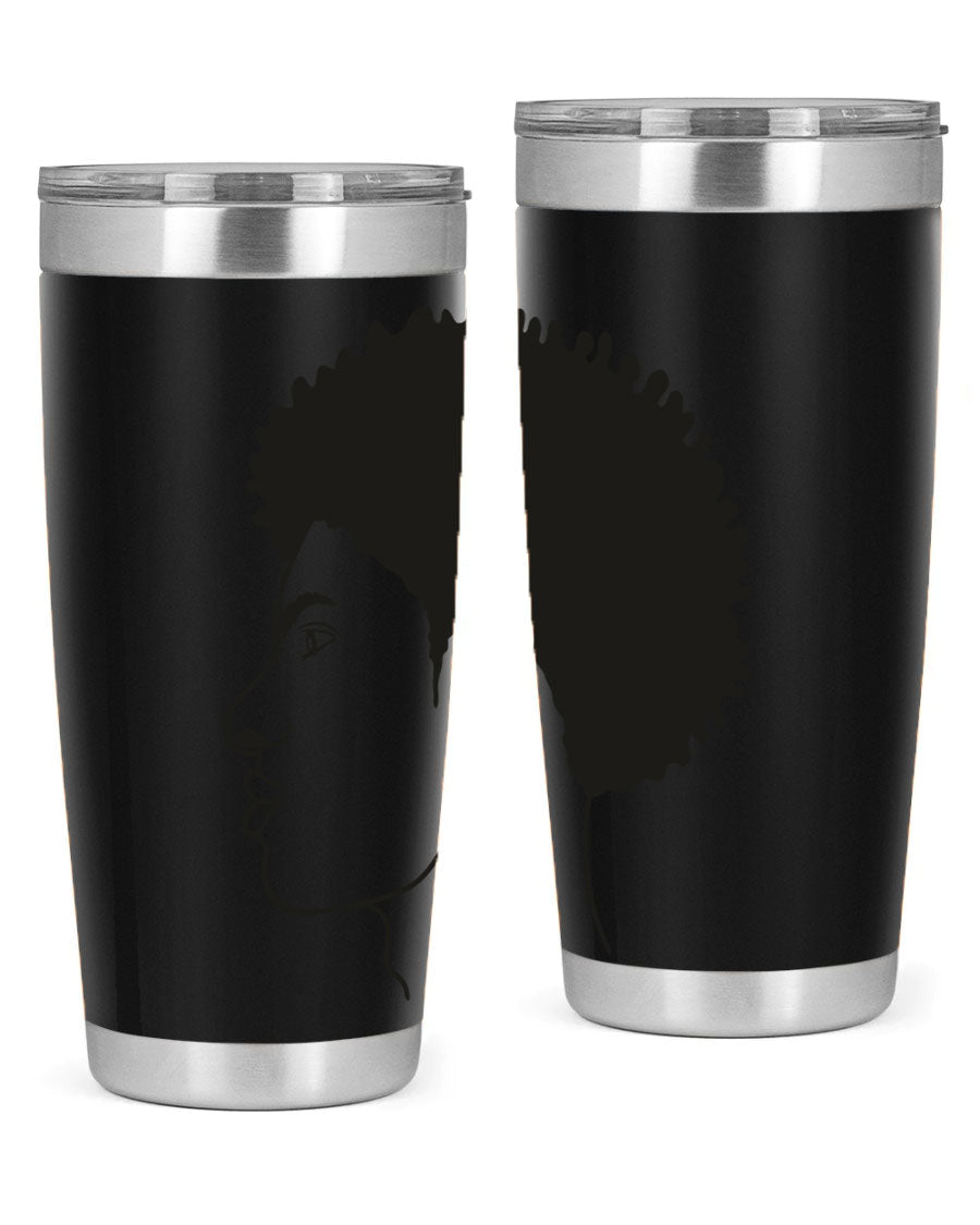 Beardman 58# black tumbler showcasing its sleek design and double wall vacuum insulation.