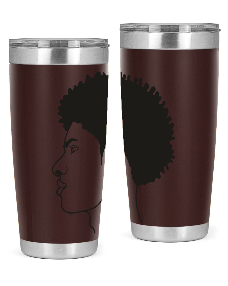 Beardman 58# black tumbler showcasing its sleek design and double wall vacuum insulation.