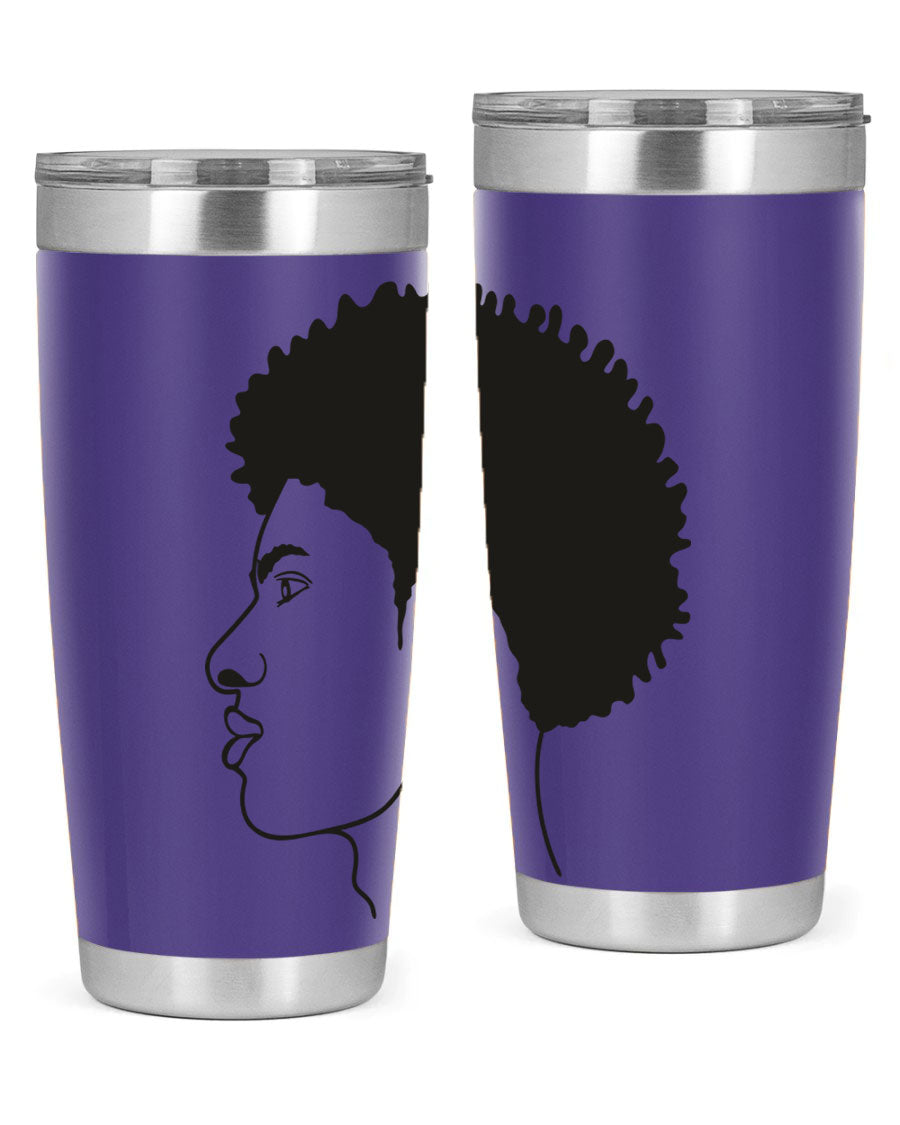 Beardman 58# black tumbler showcasing its sleek design and double wall vacuum insulation.