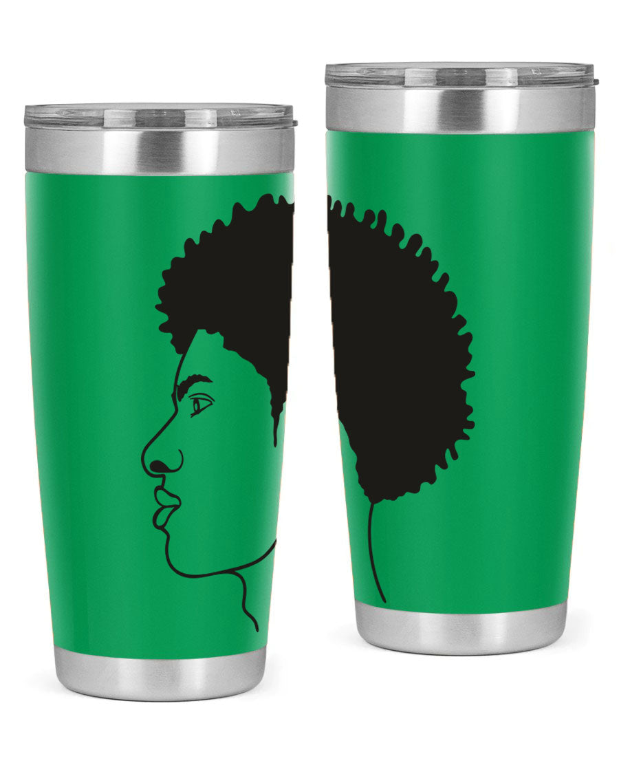 Beardman 58# black tumbler showcasing its sleek design and double wall vacuum insulation.