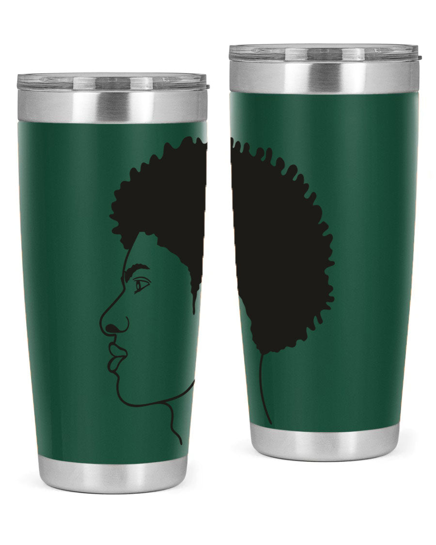 Beardman 58# black tumbler showcasing its sleek design and double wall vacuum insulation.