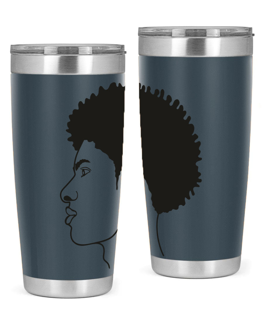 Beardman 58# black tumbler showcasing its sleek design and double wall vacuum insulation.