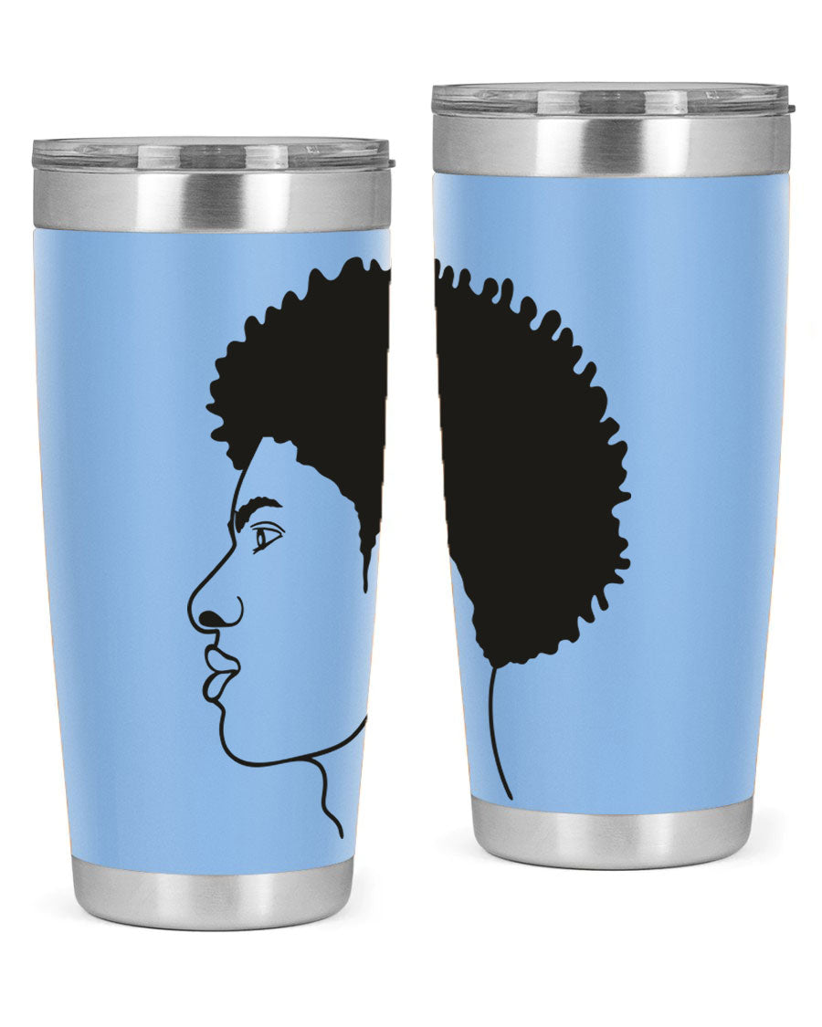 Beardman 58# black tumbler showcasing its sleek design and double wall vacuum insulation.