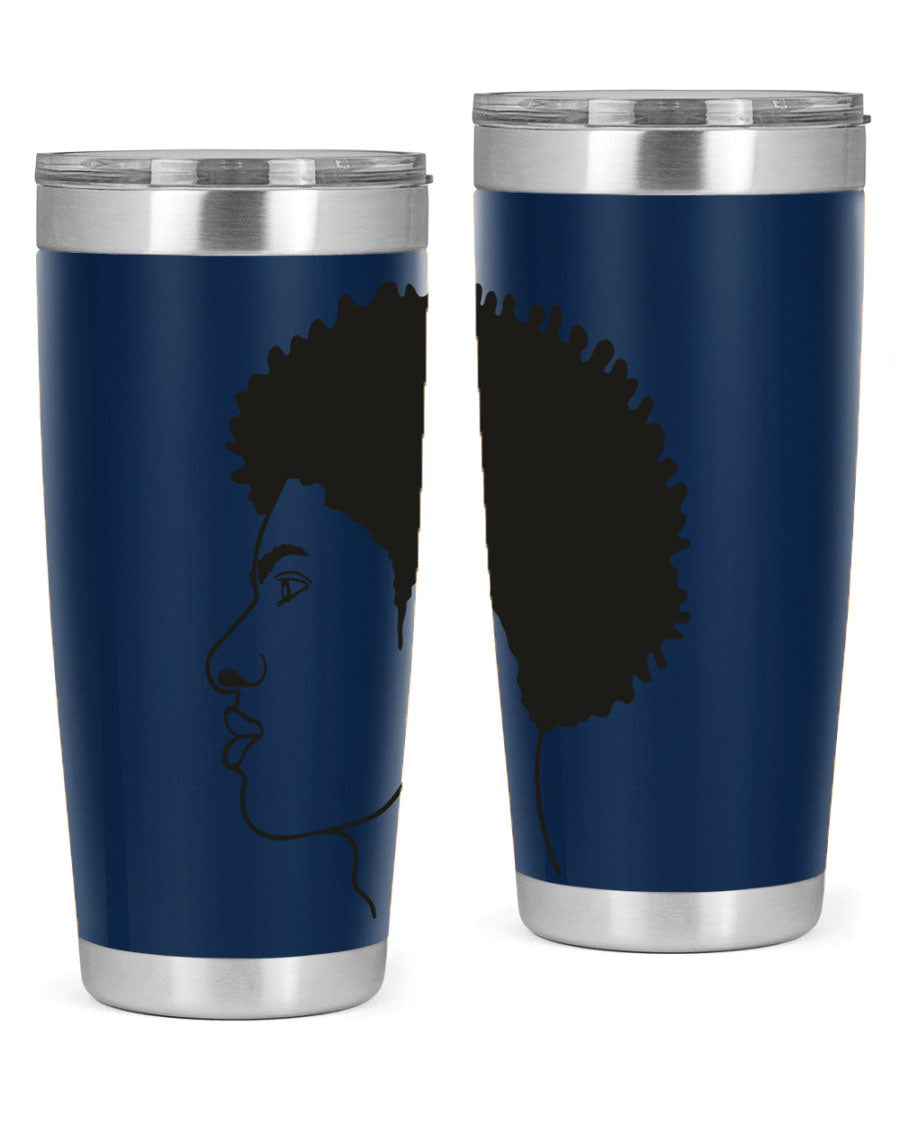 Beardman 58# black tumbler showcasing its sleek design and double wall vacuum insulation.